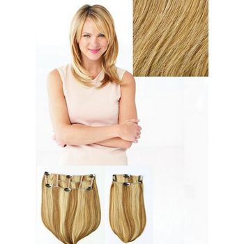 HAIRUWEAR - POP - 2 Piece Vibralite Synthetic Straight Hair Extension - Ginger Blonde R25 (1)